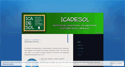 Desktop Screenshot of icadesol01.wordpress.com