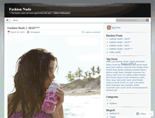 Tablet Screenshot of fashionnude.wordpress.com