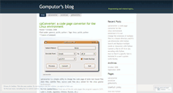 Desktop Screenshot of gomputor.wordpress.com