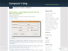 Tablet Screenshot of gomputor.wordpress.com