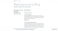 Desktop Screenshot of mybergencom.wordpress.com