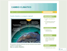 Tablet Screenshot of cambioclimaticojhonvictor.wordpress.com