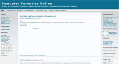 Desktop Screenshot of computerforensicsonline.wordpress.com