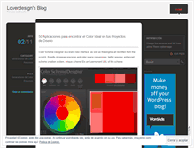 Tablet Screenshot of loverdesign.wordpress.com