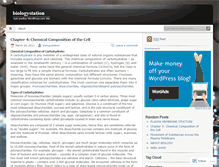 Tablet Screenshot of biologystation.wordpress.com