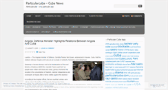 Desktop Screenshot of particularcuba.wordpress.com
