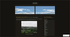 Desktop Screenshot of cloudysky.wordpress.com