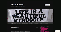 Desktop Screenshot of damuslimahdiva.wordpress.com