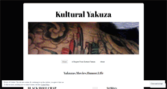 Desktop Screenshot of kulturalyakuza.wordpress.com