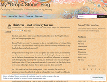 Tablet Screenshot of drop4stone.wordpress.com