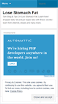 Mobile Screenshot of losestomachfat.wordpress.com
