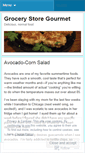 Mobile Screenshot of grocerystoregourmet.wordpress.com