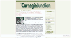 Desktop Screenshot of carnegiejunction.wordpress.com