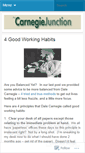 Mobile Screenshot of carnegiejunction.wordpress.com
