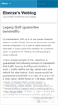 Mobile Screenshot of ebenze.wordpress.com