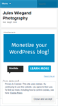 Mobile Screenshot of juleswiegandphotography.wordpress.com