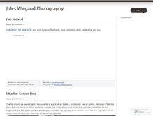 Tablet Screenshot of juleswiegandphotography.wordpress.com