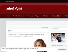 Tablet Screenshot of fasttalentsearch.wordpress.com