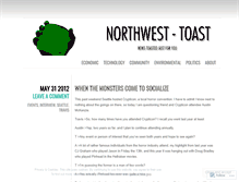 Tablet Screenshot of nwtoast.wordpress.com