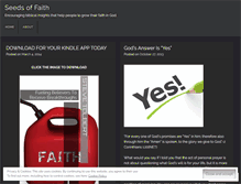 Tablet Screenshot of faithwalkerministries.wordpress.com