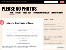 Tablet Screenshot of pleasenophotos.wordpress.com