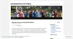 Desktop Screenshot of goodeatsforsoccer.wordpress.com