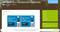 Desktop Screenshot of diarytechsupporter.wordpress.com