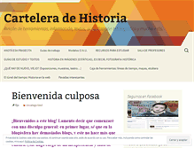 Tablet Screenshot of carteleradehistoria2.wordpress.com