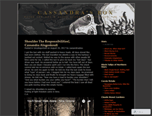 Tablet Screenshot of cassandrasbox.wordpress.com