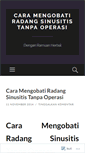 Mobile Screenshot of caramengobatiradangsinusitistanpaoperasi.wordpress.com