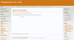 Desktop Screenshot of onlysimplicity.wordpress.com