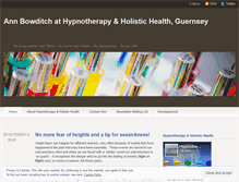 Tablet Screenshot of guernseyhypnotherapists.wordpress.com