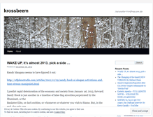 Tablet Screenshot of krossbeem.wordpress.com