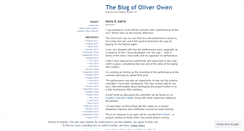 Desktop Screenshot of oliverjowen.wordpress.com