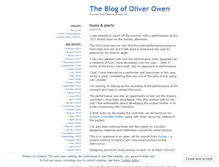 Tablet Screenshot of oliverjowen.wordpress.com