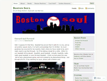 Tablet Screenshot of bostonsoul.wordpress.com