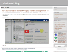 Tablet Screenshot of orelhano.wordpress.com