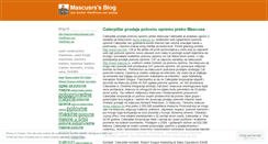 Desktop Screenshot of mascusrs.wordpress.com