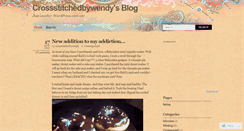 Desktop Screenshot of crossstitchedbywendy.wordpress.com
