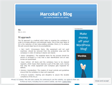 Tablet Screenshot of marcokai.wordpress.com