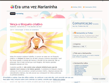 Tablet Screenshot of mariaaninha.wordpress.com