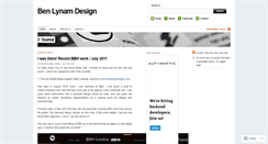 Desktop Screenshot of benlynamdesign.wordpress.com