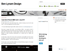Tablet Screenshot of benlynamdesign.wordpress.com