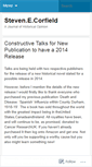 Mobile Screenshot of corfieldhistory.wordpress.com