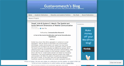 Desktop Screenshot of gustavomesch.wordpress.com