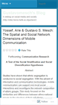 Mobile Screenshot of gustavomesch.wordpress.com