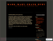 Tablet Screenshot of markhuby.wordpress.com