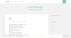 Desktop Screenshot of newweblife.wordpress.com