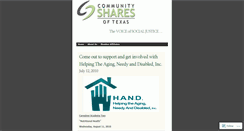 Desktop Screenshot of communitysharestx.wordpress.com