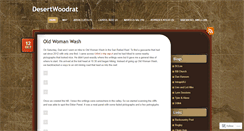 Desktop Screenshot of desertwoodrat.wordpress.com